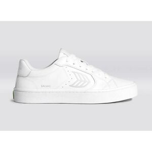Cariuma® (Women's 6.5) SALVAS™ Sneakers in White Smooth Leather/Ice - $139